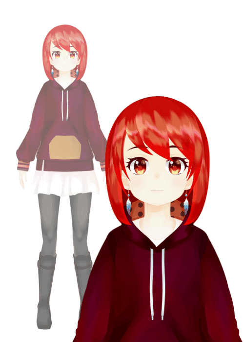 VTuber:淡多花たみこ　モデル制作-1