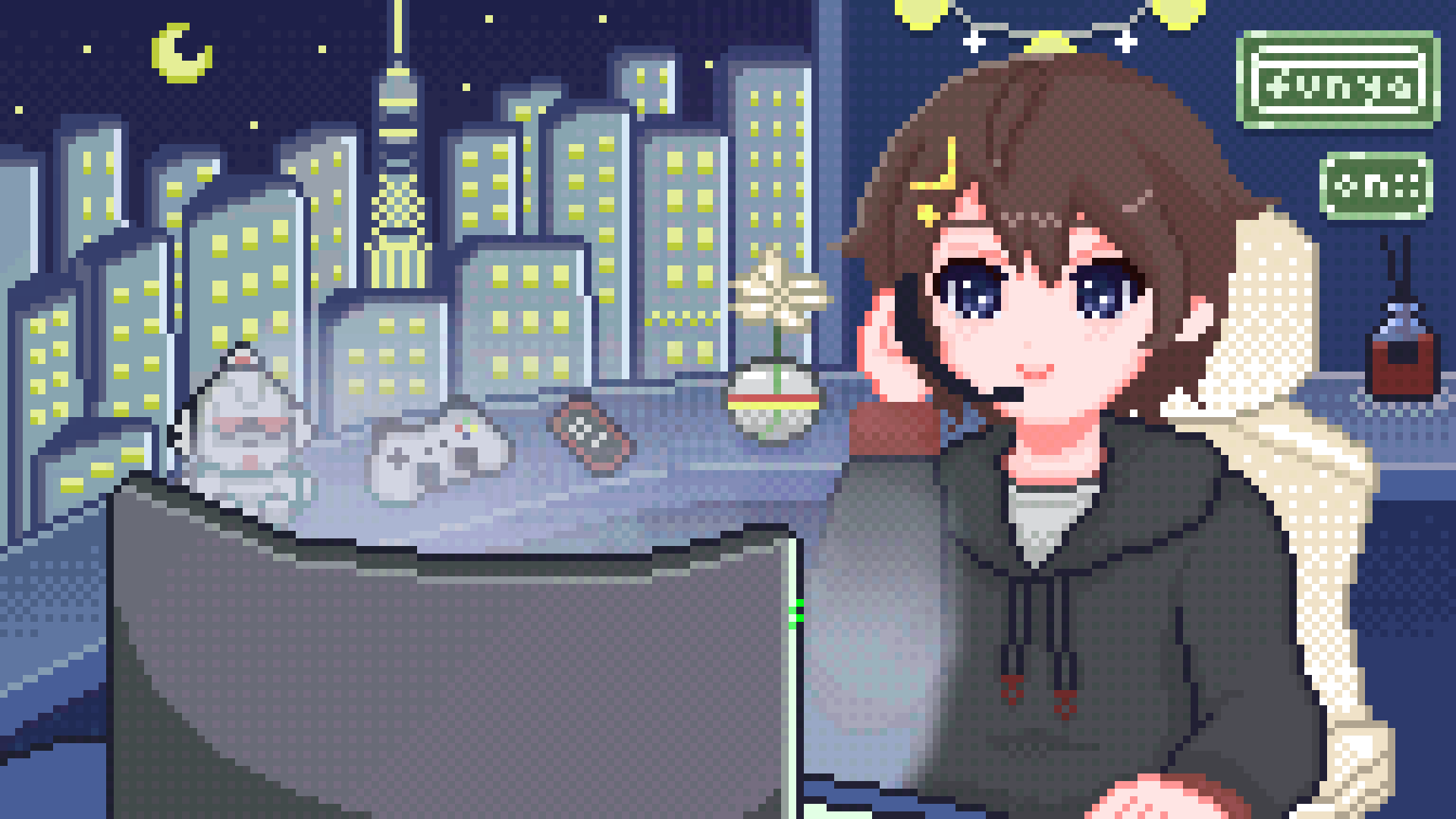 ドット絵ループアニメーションの配信OPとED-1