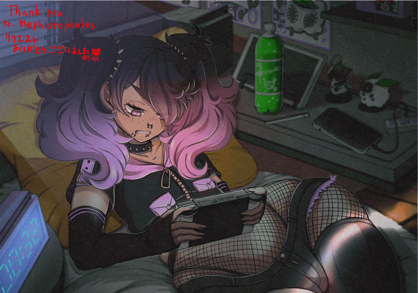 ソバカス系女子【skeb】-1