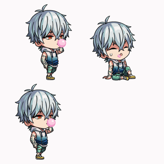 【お仕事】SDキャラ素体/モーション-1