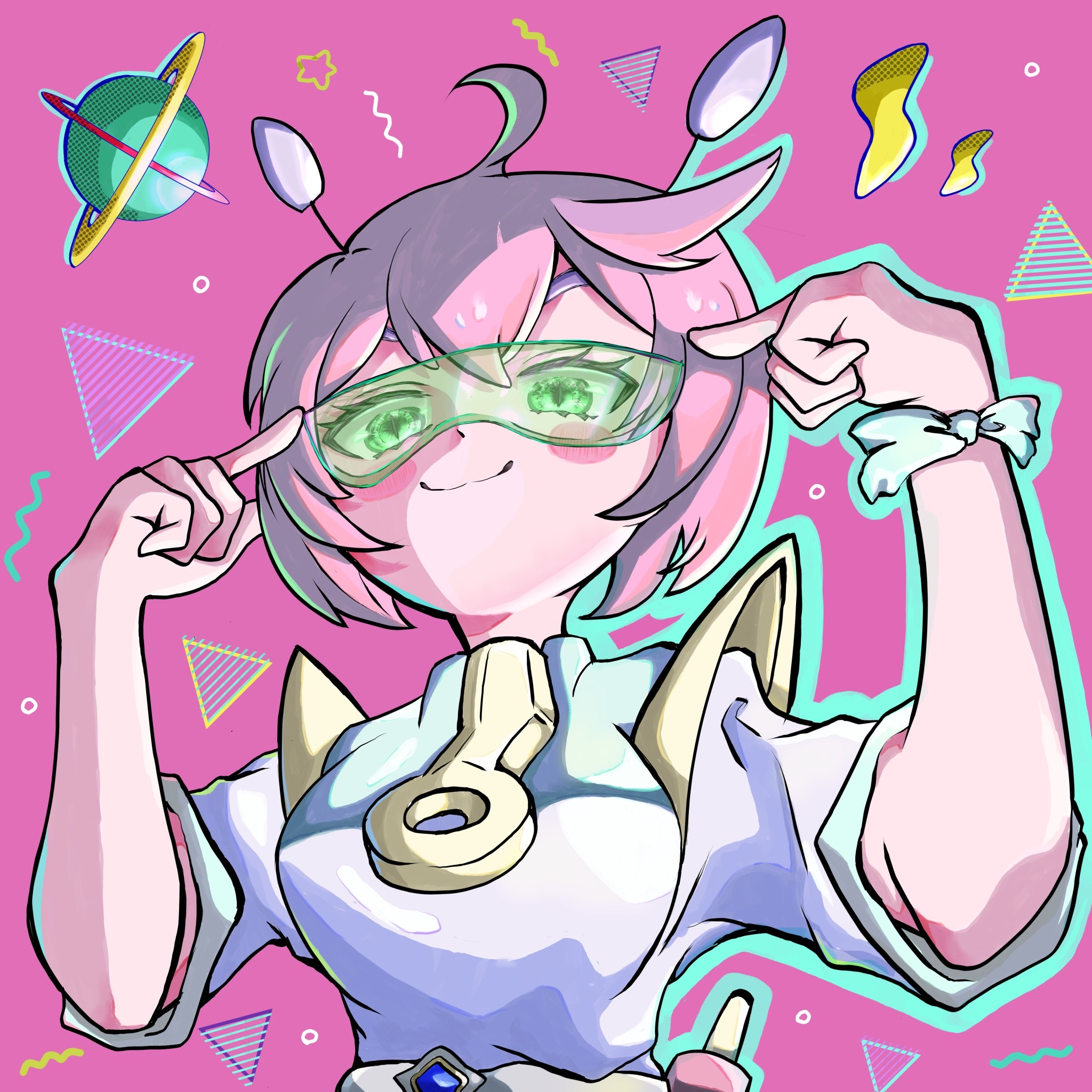 オリジナルキャラクターの人物画 パインちゃんのハイポーズ。 生意気な表情＆ボディに釘付け！『ボンバーガール』パイン