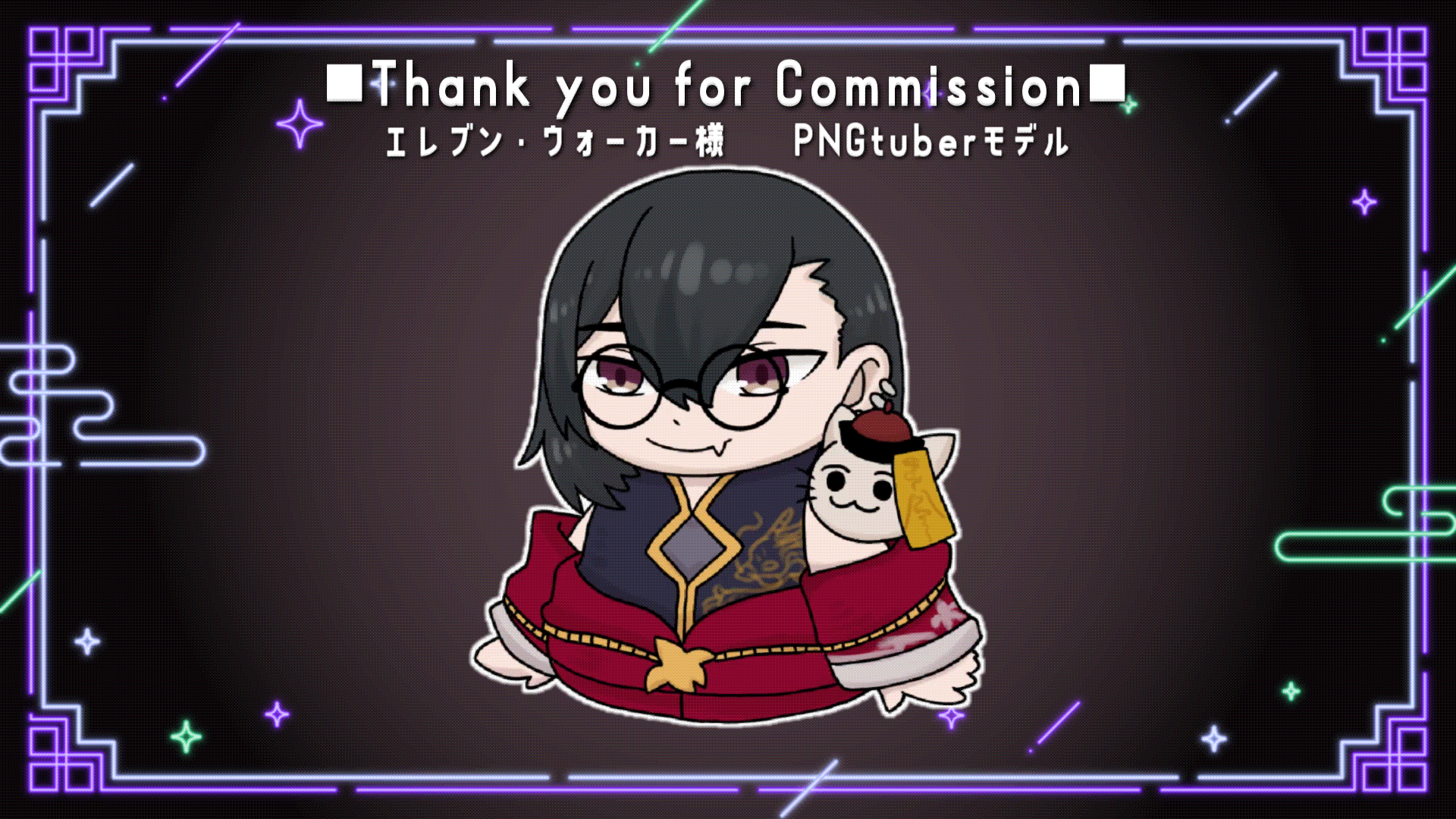 【実績/棘瓜ウバラ】PNGtuberモデル制作依頼-1