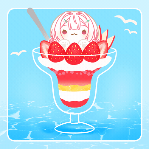 strawberry parfait　🍓いちごパフェ-1