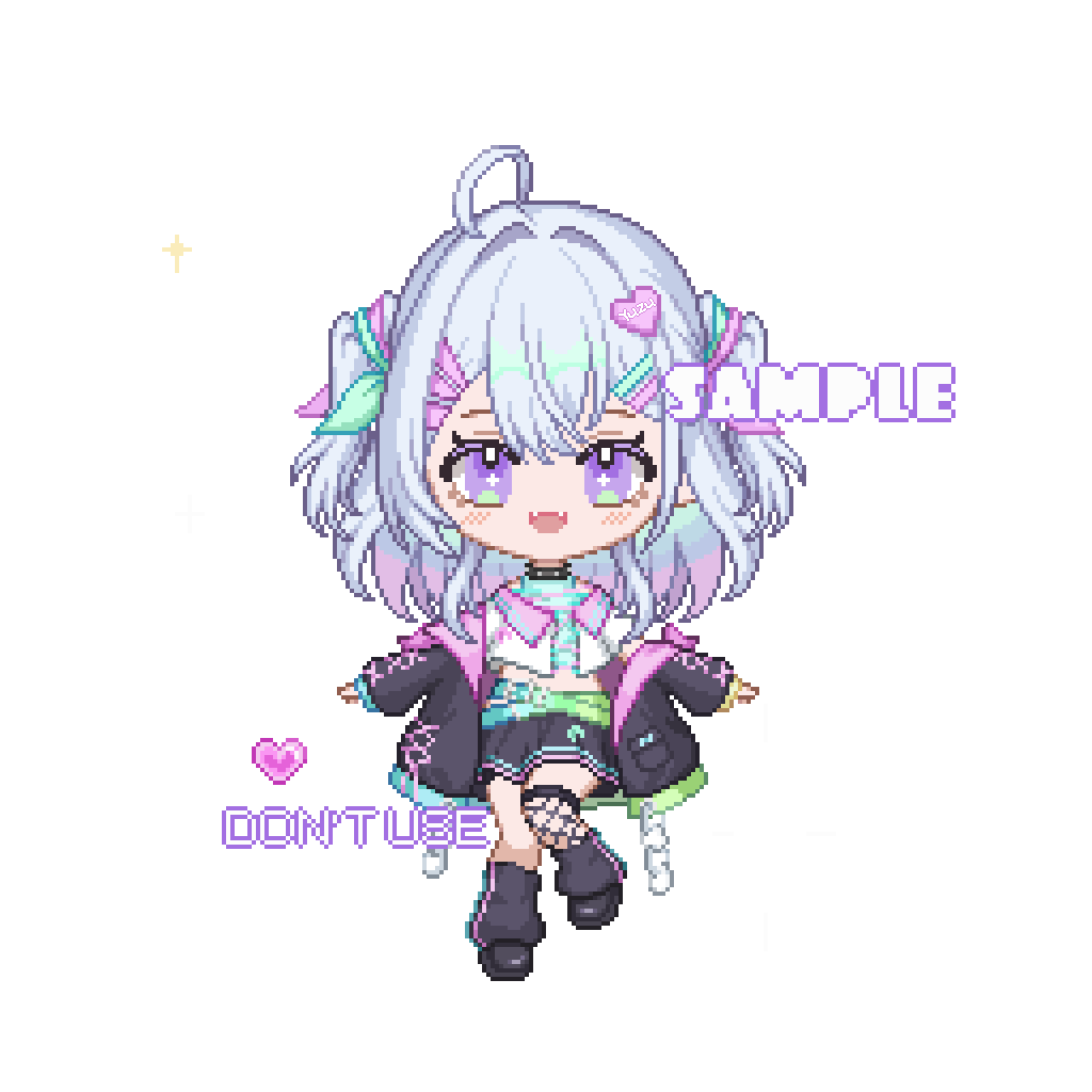 Pixel Flying Chibi Fullbody YCH-1