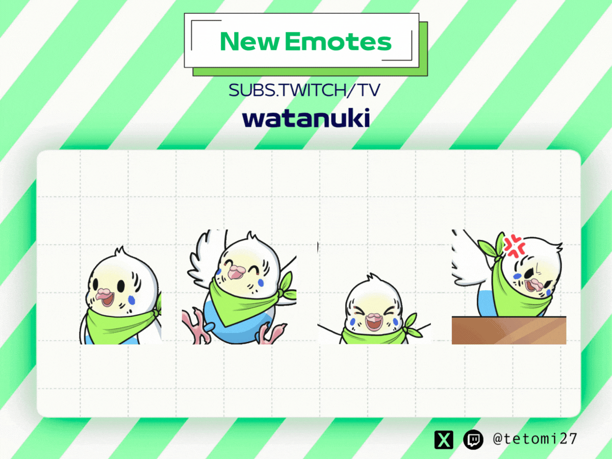 【配信スタンプ】わたぬき様-1