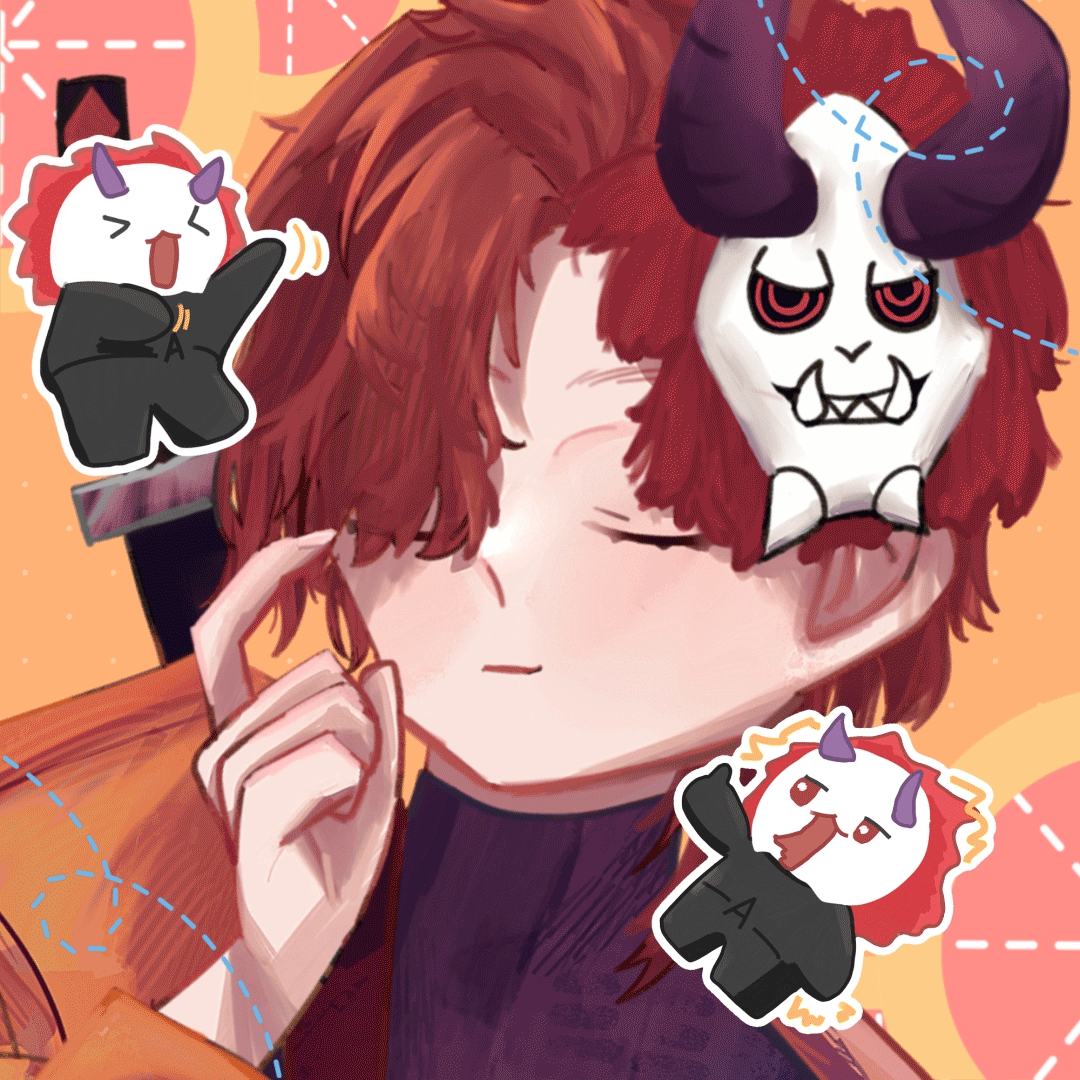 瞬きありさかさん👹👀-1