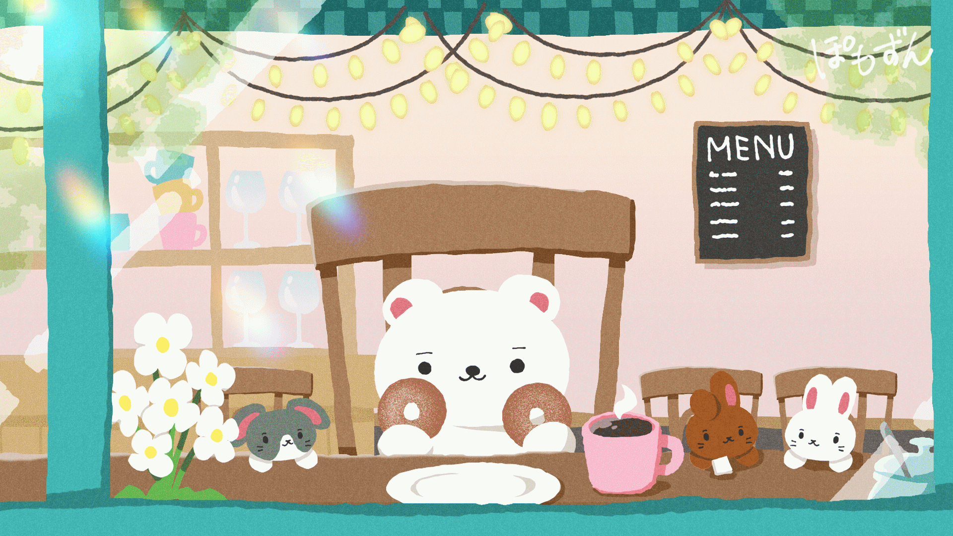 カフェでまったり-1