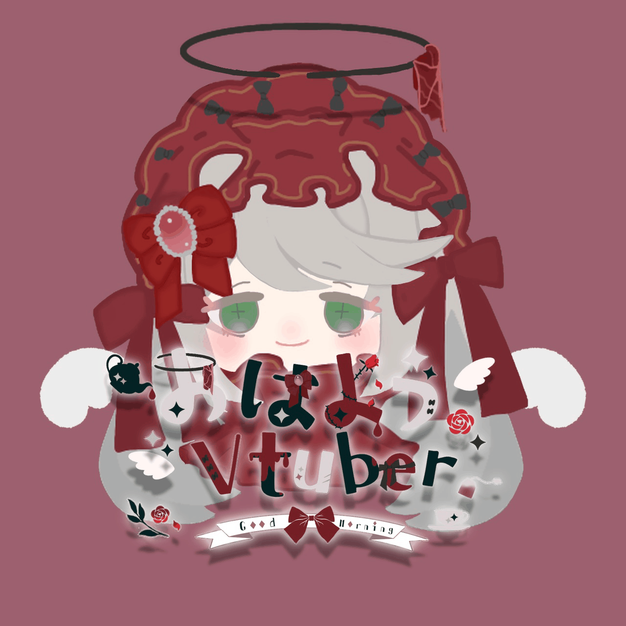 ファンアート⌇🐦🩸ちゃん おはようgif-1