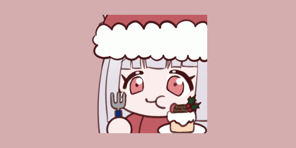 38　クリスマスケーキを食べる/eat christmas cake-1