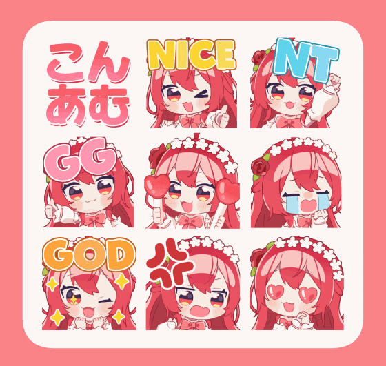 Re:AcT Gaming 天華あむ様 スタンプ-1