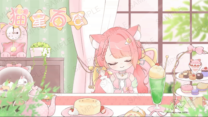 【Live2D animation】猫星るな様/OP&ED-1