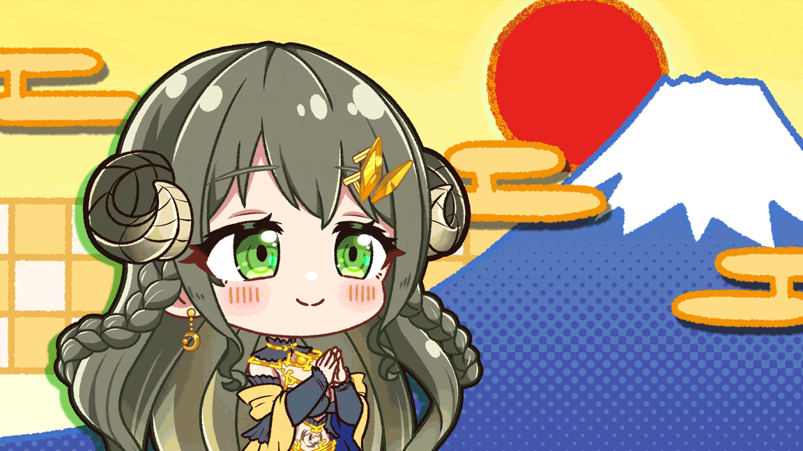 お正月gifイラスト-1