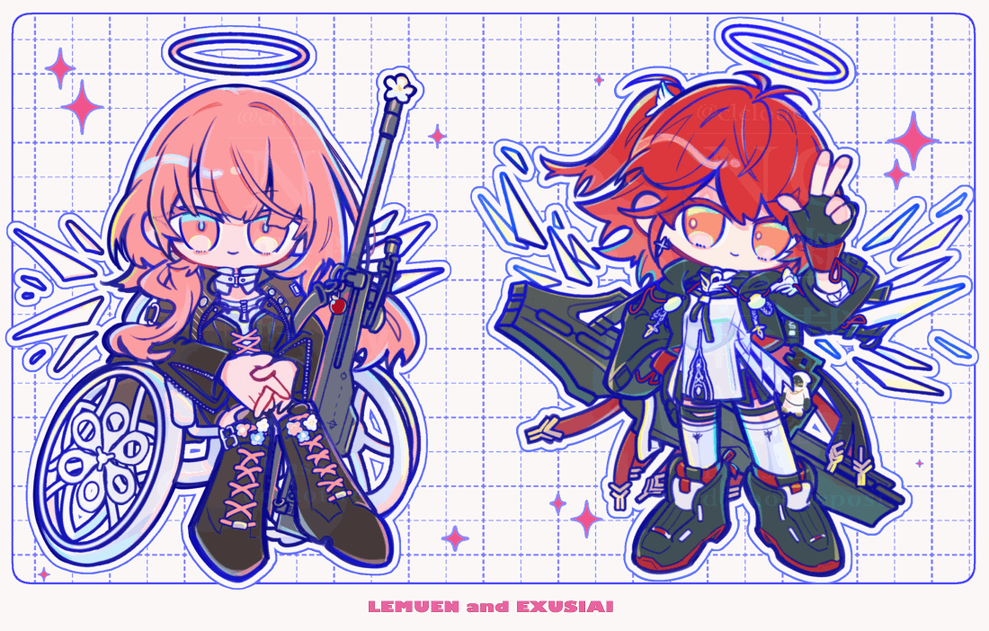 レミュアン&エクシア/アークナイツ（二次創作）-1